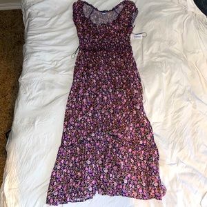 Old Navy Waist-Defined Short Sleeve MIDI Dress (New with tags)